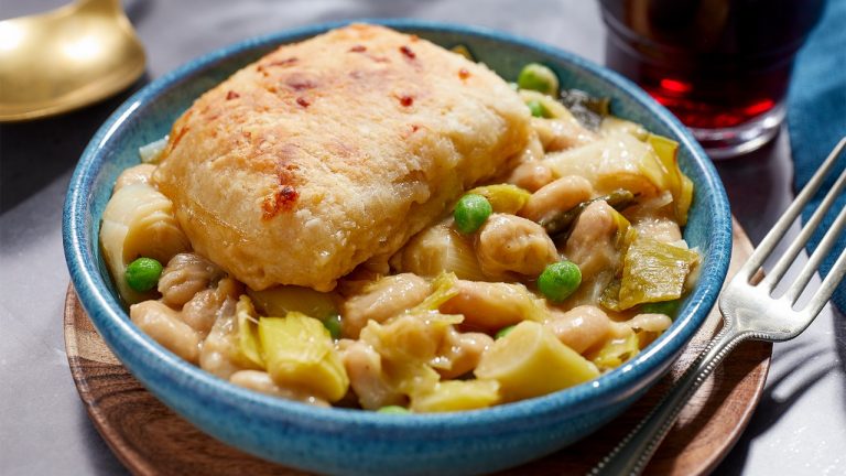 creamy-white-bean-and-leek-pot-pie-with-homemade-biscuits